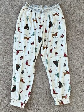 Hollister Pajama Pants with Woodland Creatures